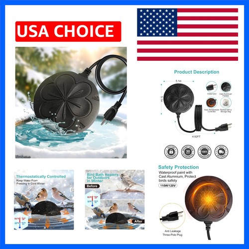 110w bird bath heater - bath, for