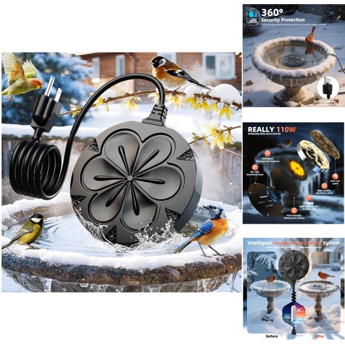 Bird bath heater outdoor - bath,