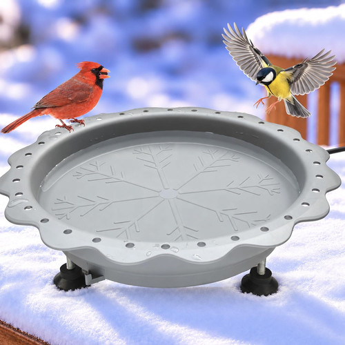 100w heated bird bath - heated,
