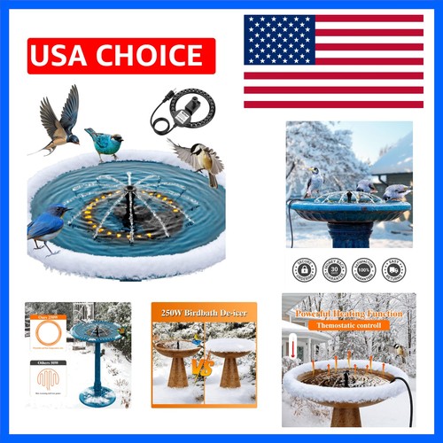 Bird bath heater for outdoor - bird,