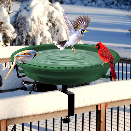 Upgraded 100w heated - bird, bath