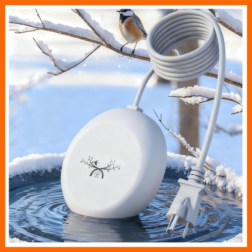 Bird bath heater - bird,