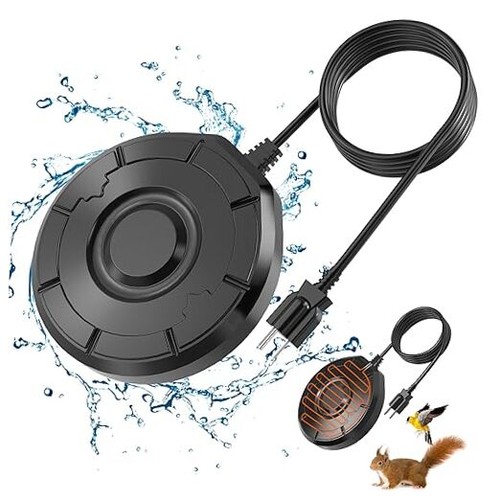 Bird bath heater for - heater, outdoors