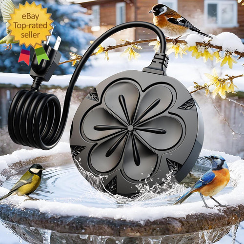 Bird bath heater for outdoors - bird,