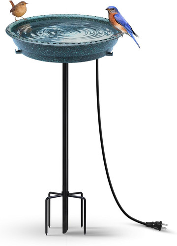 Heated bird bath - heated, 75w