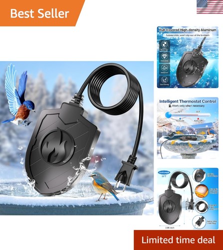 Durable 100w bird bath heater - bath,