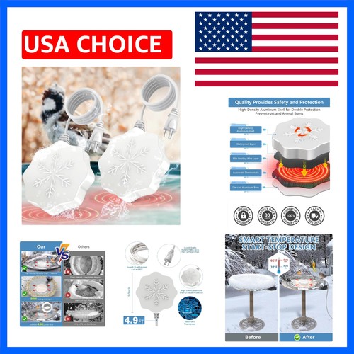 Bird bath heater for outdoors - heater,