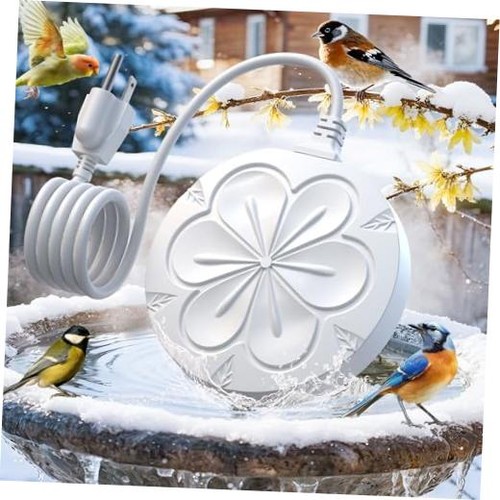 Bird bath heater - bird, for