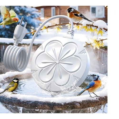 Bird bath heater for outdoors - bath,