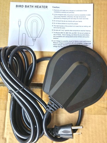 Outdoor bird bath - bath, 100w
