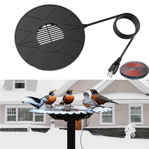 Bird bath heater deicer - bath,
