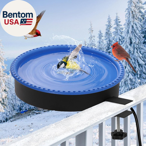 Heated bird bath for - heated,