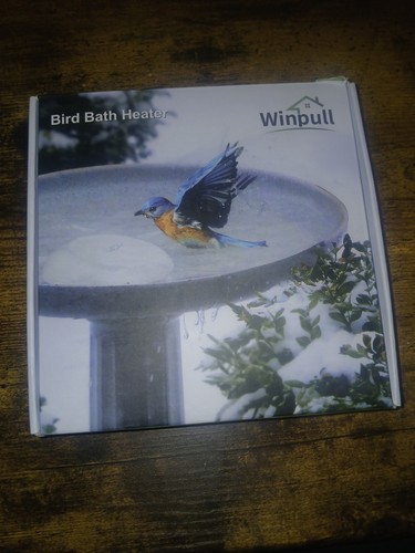 Bird bath heater for - bath,