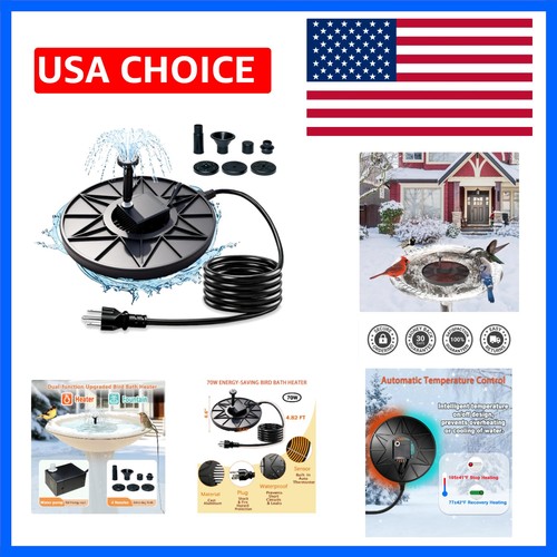 Bird bath heater utility - bird,